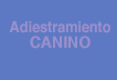 Adiestramiento canino